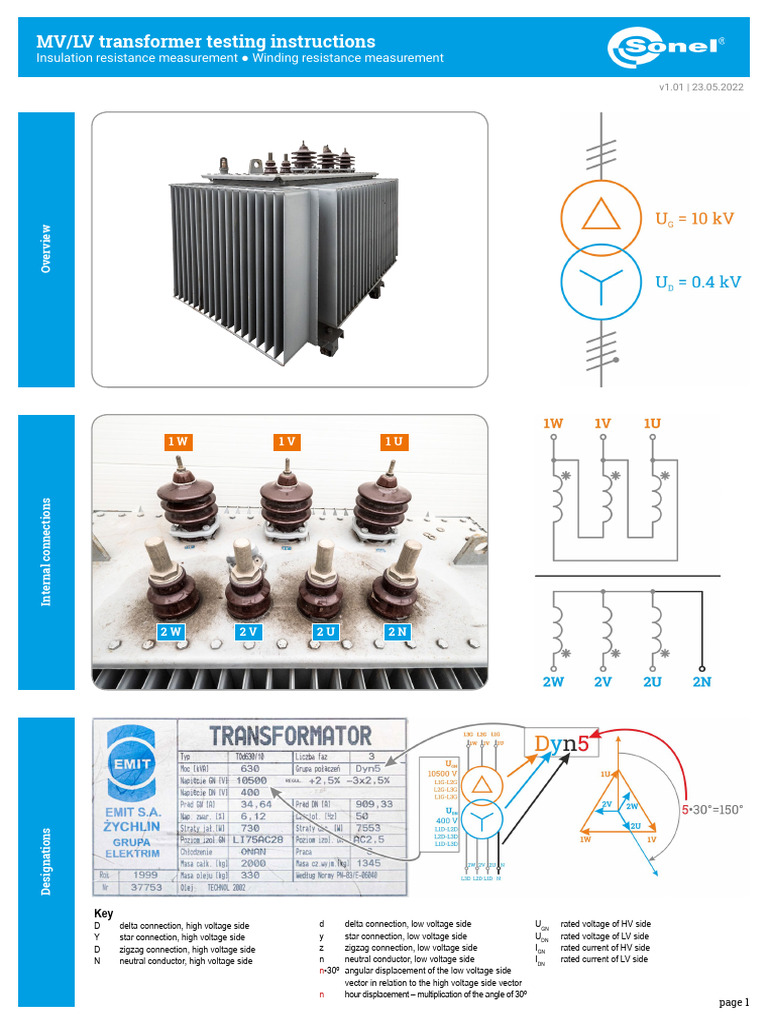 Transformer Testing Procedures Guide | PDF | Transformer | Insulator ...