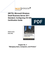 (MCTS) : Microsoft Windows Small Business Server 2011 Standard, Configuring (70-169) Certification Guide