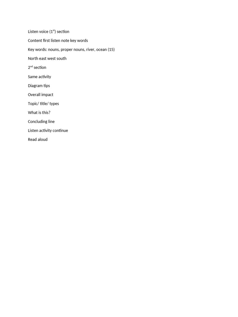 Listen Voice | PDF