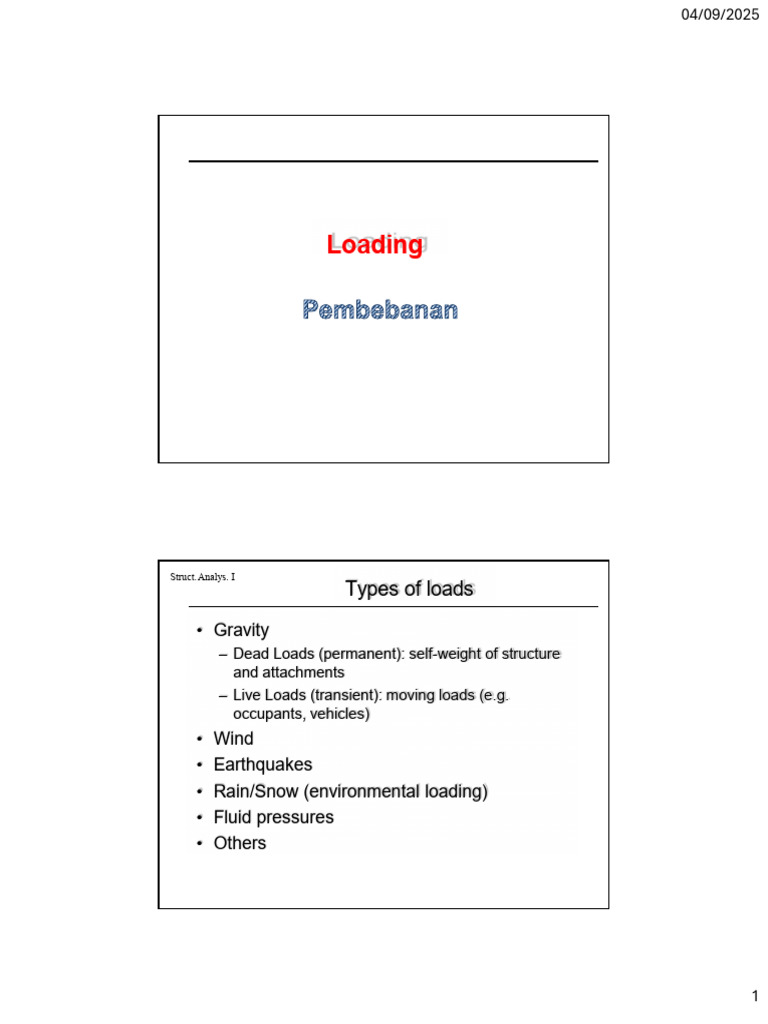 Understanding Structural Design Loads | PDF | Structural Load | Earthquakes
