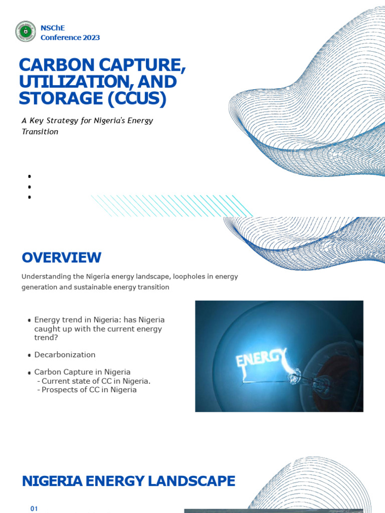 Nigeria's CCUS Strategy for Energy Transition | PDF | Carbon Capture ...