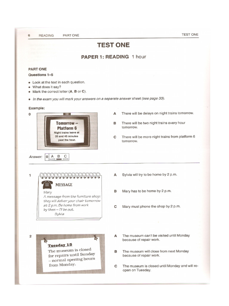 Practice Test b1 | PDF