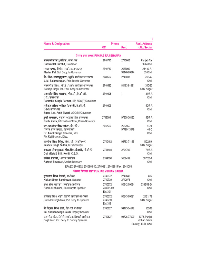 Diary of Punjab Govt 2022 | PDF | Punjab