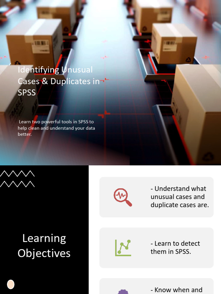 Detecting Duplicates in SPSS | PDF | Outlier | Spss