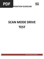 Scan Mode Drive Test Guide