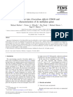 Gene Transfer Into Clostridium Di Cile CD630 and Characterisation of Its Methylase Genes