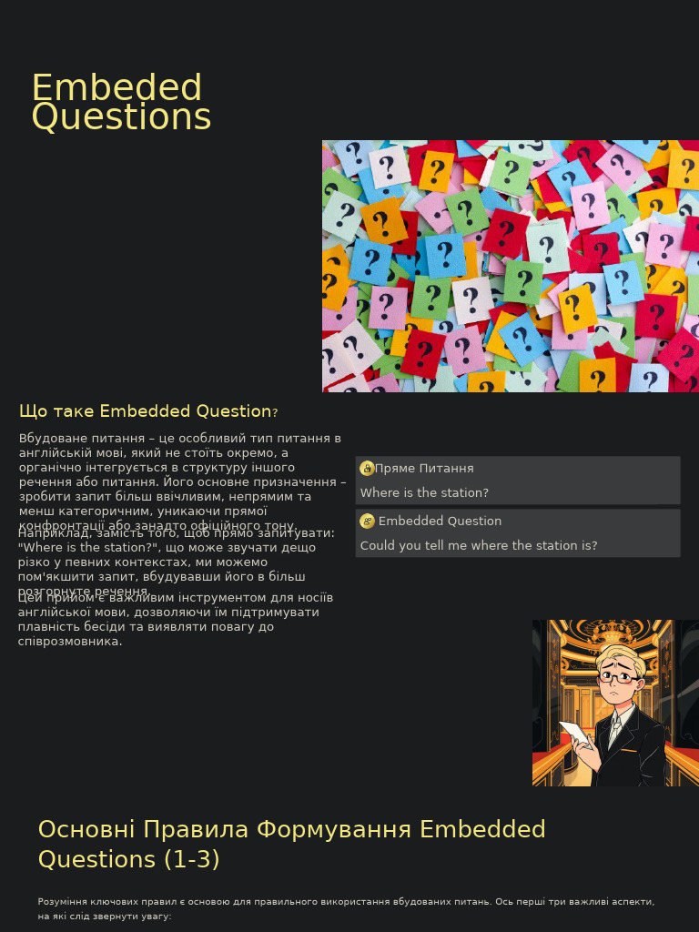 Embeded Questions | PDF