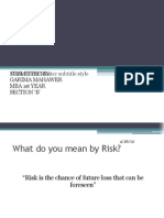 Risk Management: Click To Edit Master Subtitle Style