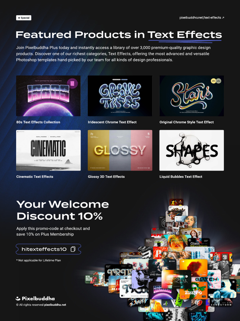 Pixelbuddha Text Effects Collection | PDF