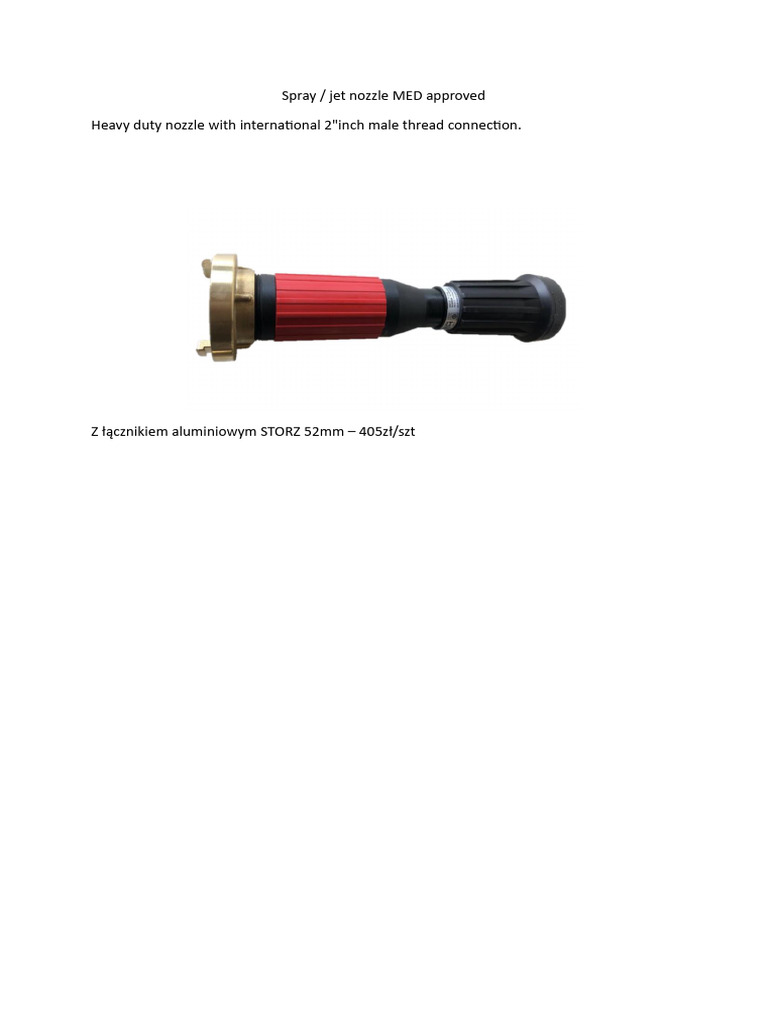 Jet - Spray Nozzle SOLAS | PDF