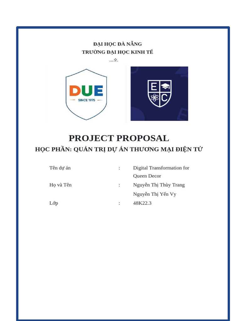 Project Proposal | PDF
