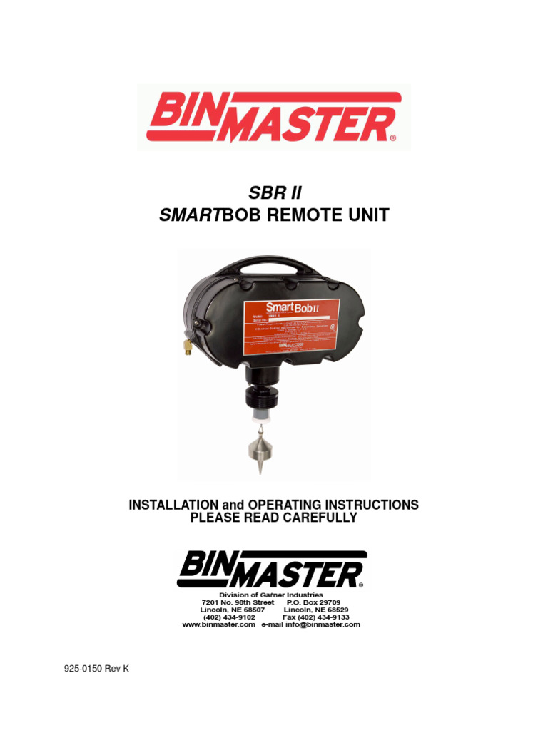 SBR II SmartBob Installation Guide | PDF | Electrical Wiring ...