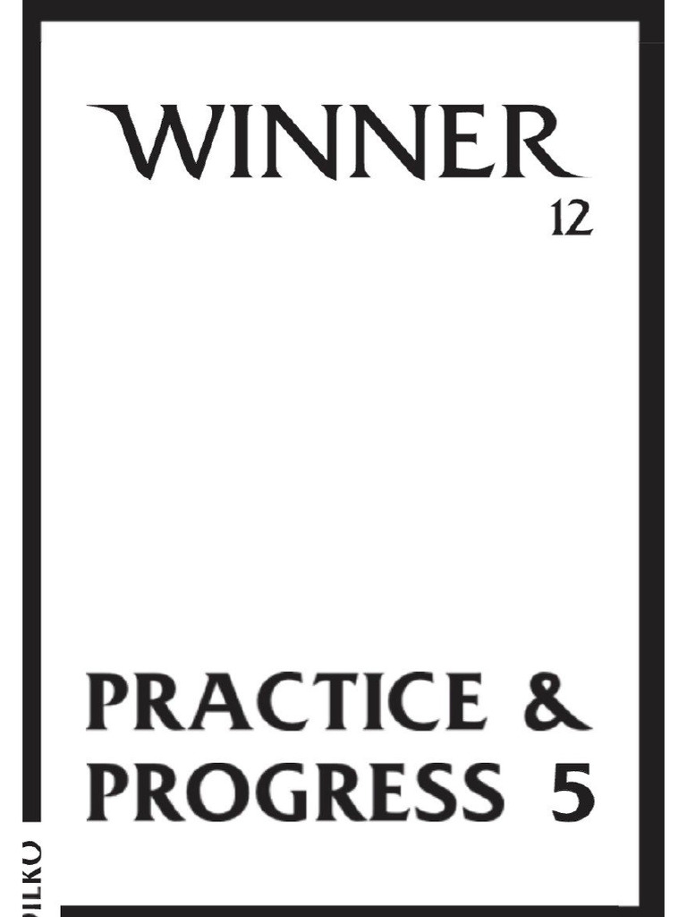 Practice&Progress 5 Winner | PDF
