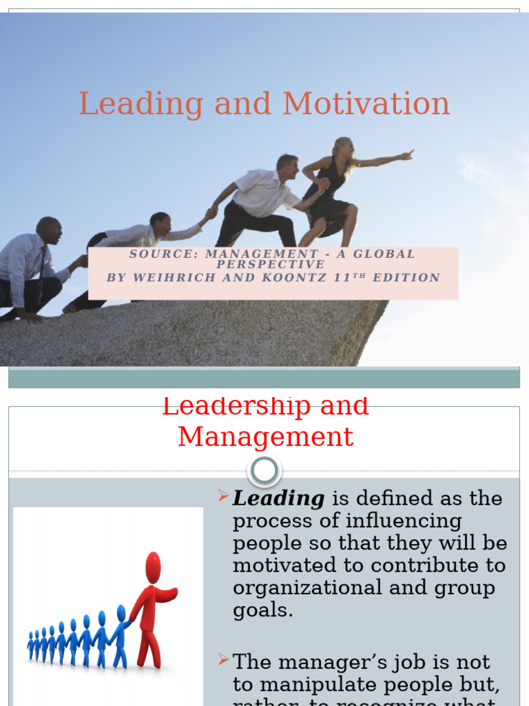 Leadership and Motivation Strategies | PDF | Motivational | Motivation