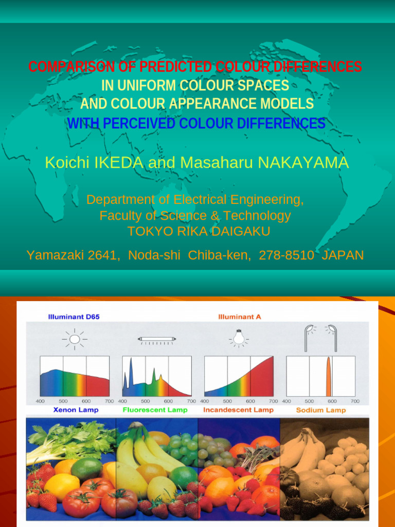 Color Difference Models Comparison | PDF | Color | Artistic Techniques