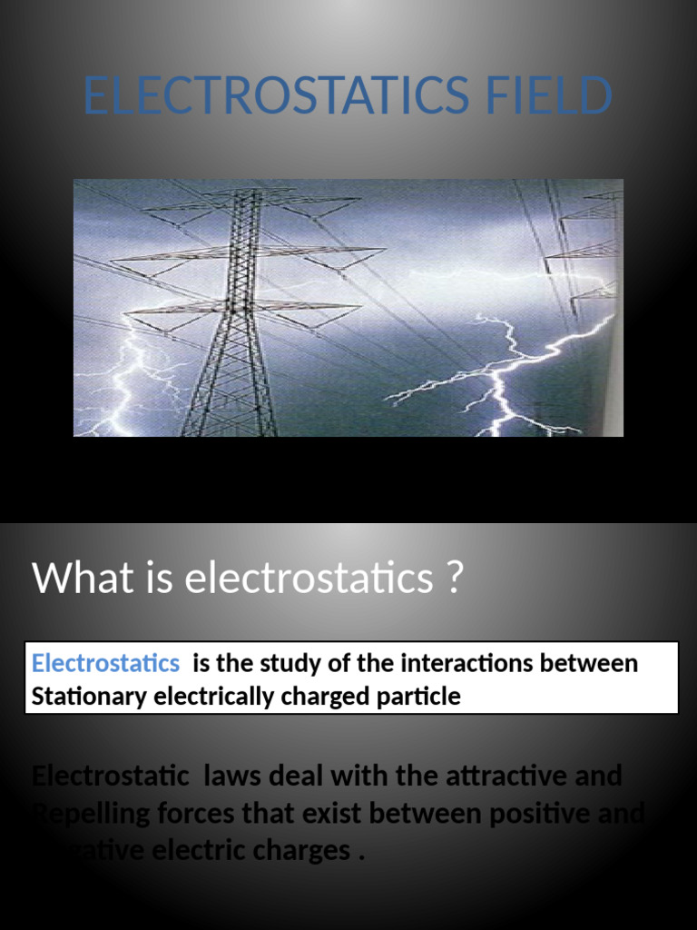 Understanding Electrostatics Basics | PDF | Electric Charge | Electron