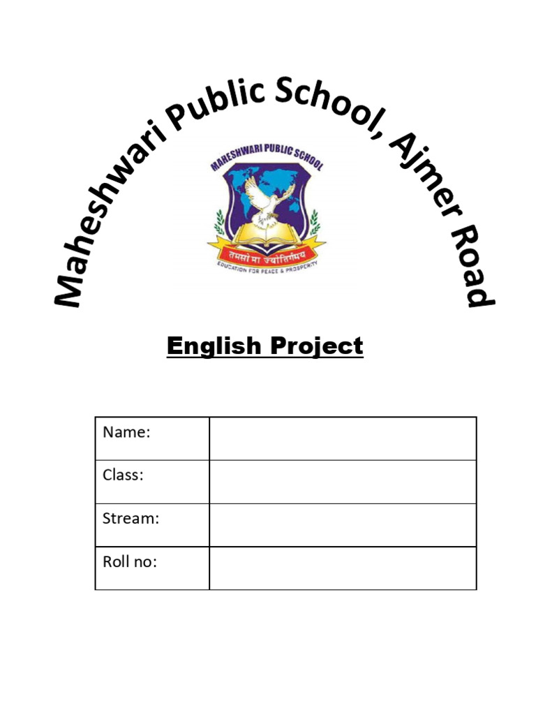 Class 12 Project Format-1 | PDF