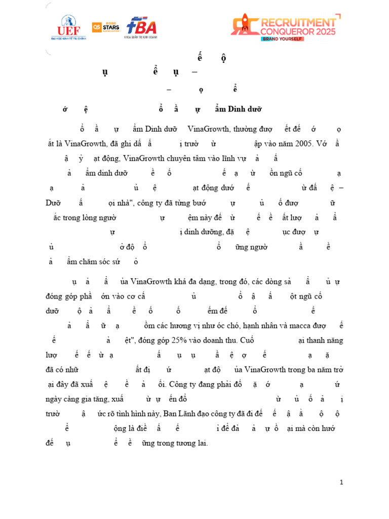 (Rc25) Case Study Bán Kết | PDF