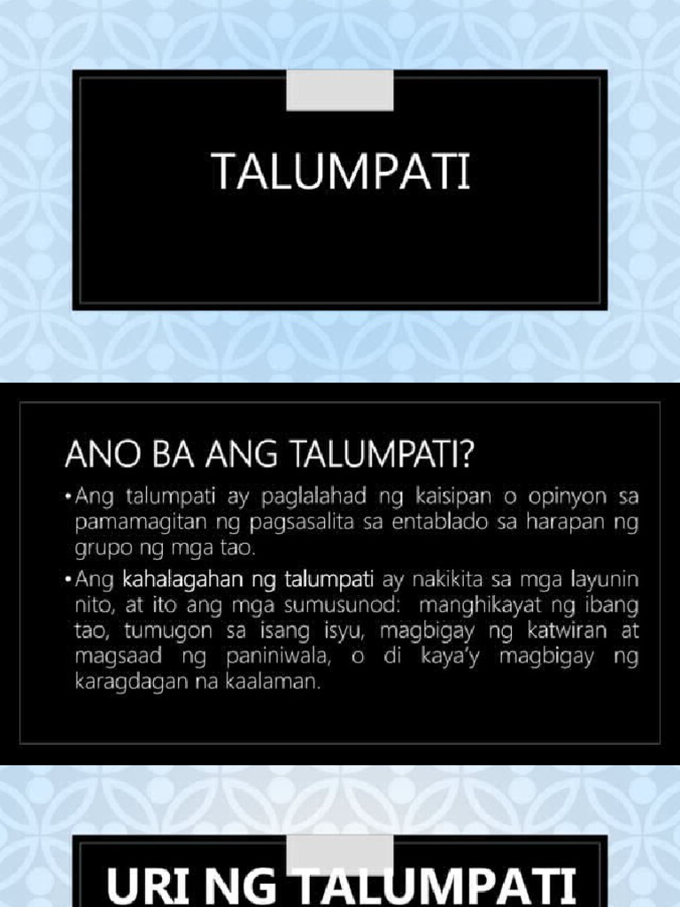 Talumpati | PDF