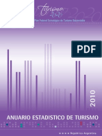 Anuario Estadístico de Turismo 2010