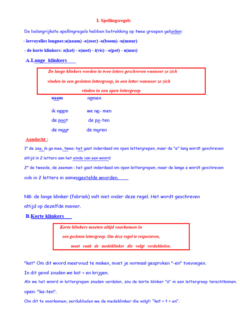 Nederlandse Grammatica | PDF
