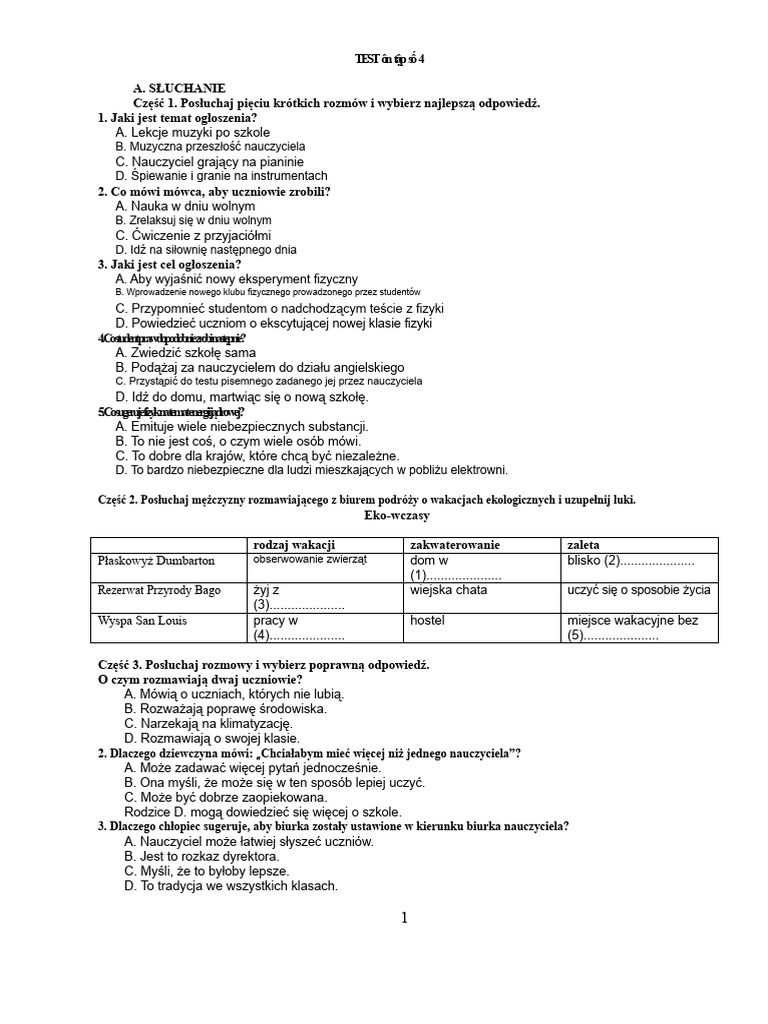 Test 4 | PDF