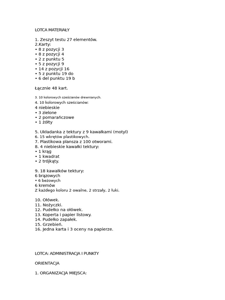 Bateria Lotca | PDF