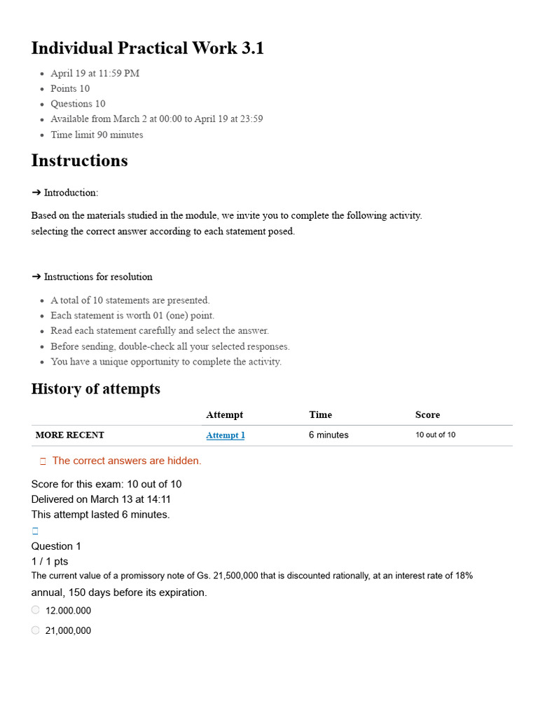 Practical Work on Discount Calculations | PDF | Discounting | Interest