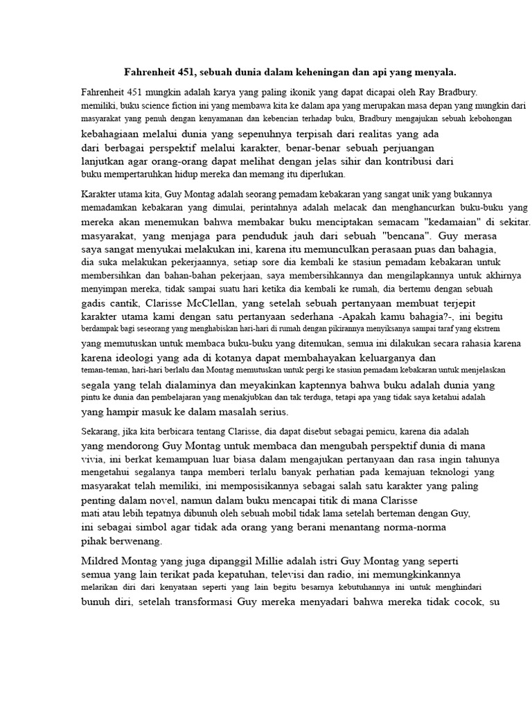 Fahrenheit 451 | PDF