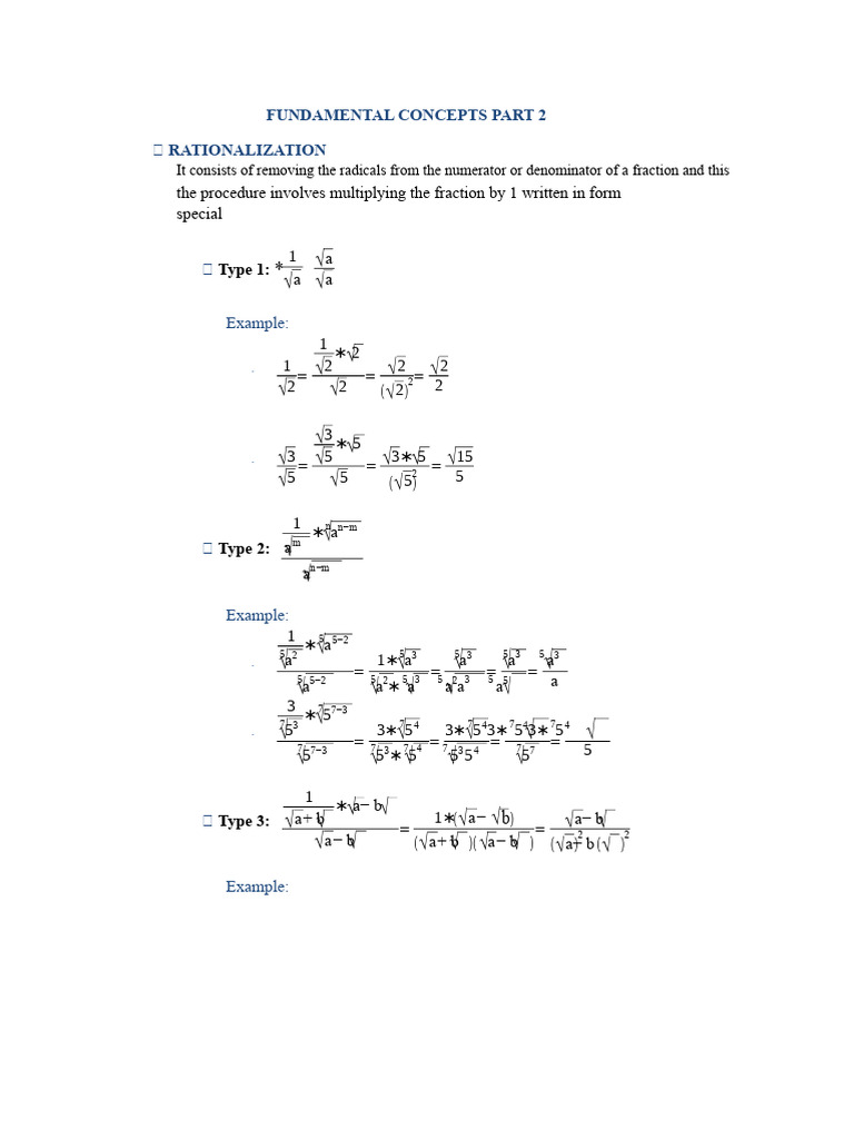 Rationalizing Complex Numbers | PDF | Complex Number | Mathematics
