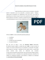 Etapa y Característica Del Crecimiento y Desarrollo Del Menor de 5 Años