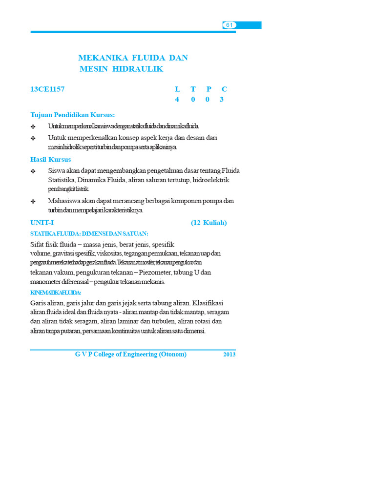Mekanika Fluida Dan Mesin Hidrolik Pdf