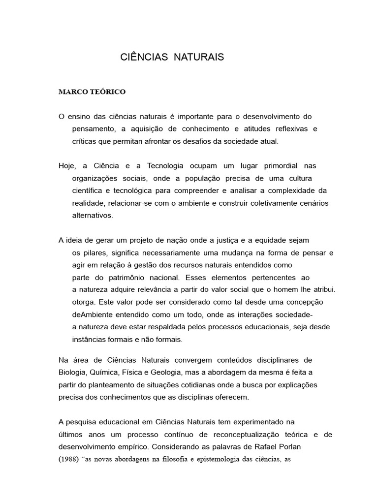 Ensino de Ciências Naturais e Metodologias | PDF | Science | Aprendizado