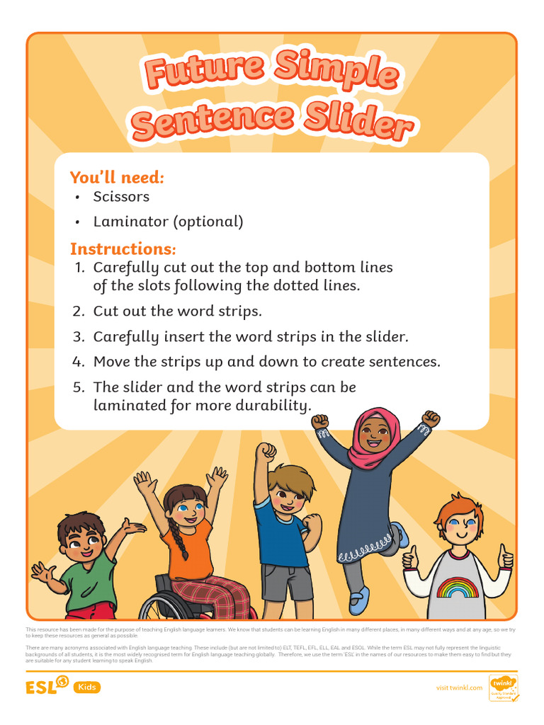 t-1728556392-esl-sentence-sliders-future-simple-kids-a2_ver_3 | PDF ...