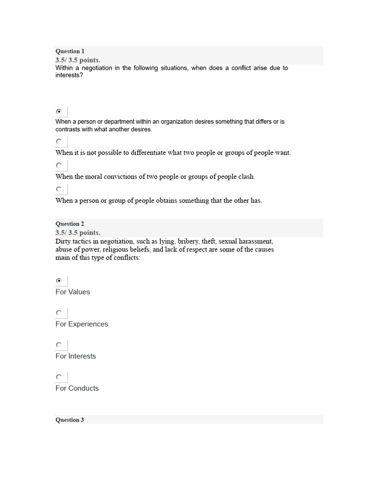 Conflict Resolution in International Negotiation | PDF | Negotiation ...