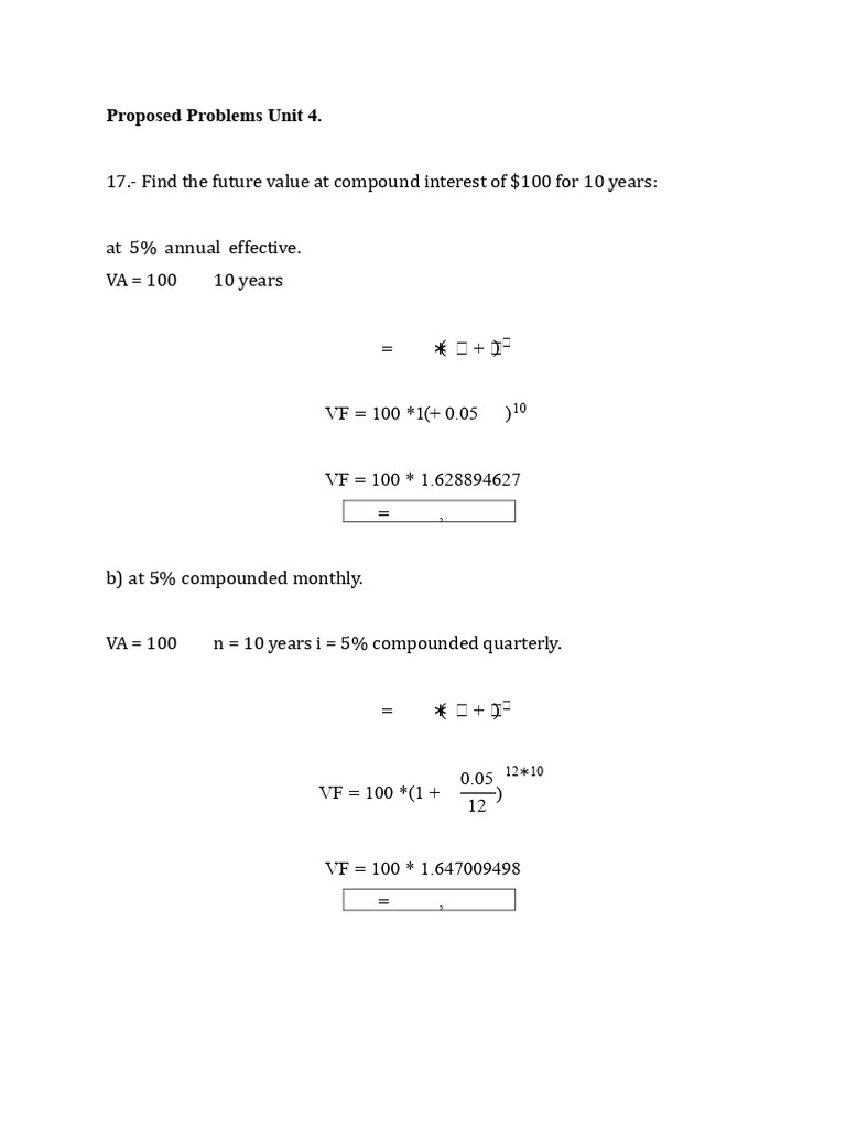 Future Value Calculations for Investments | PDF | Present Value | Interest