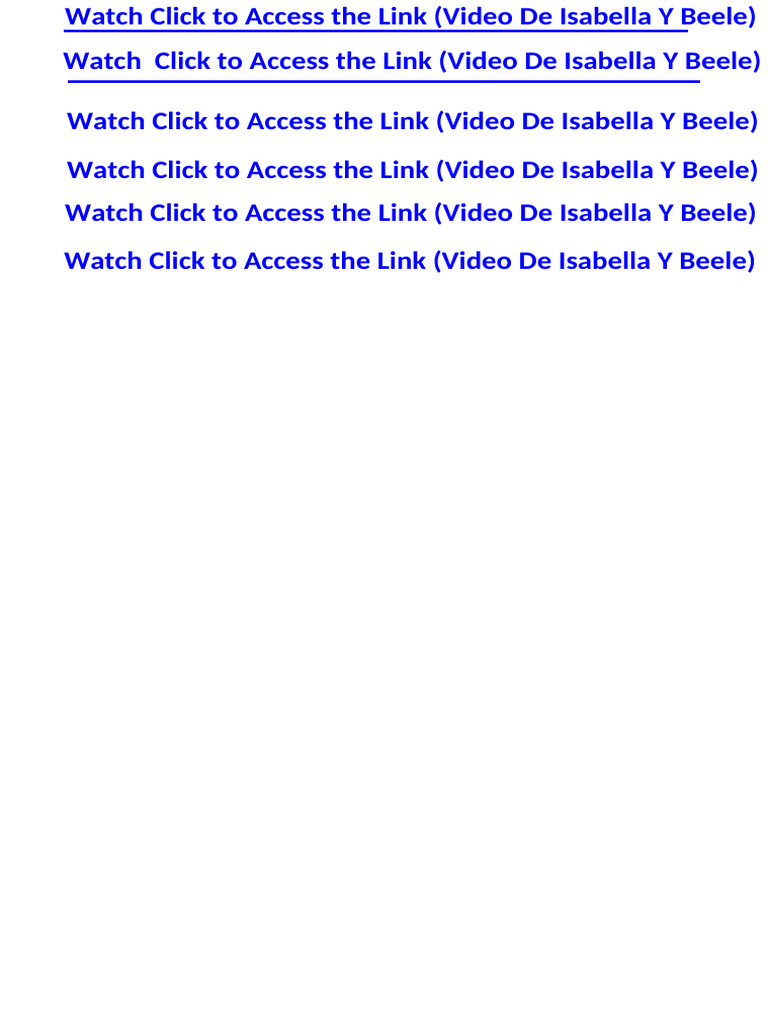 VER video filtrado de beele y isabella ladera telegram x TWITTER PDF