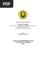 Download Laporan Basis Gigi Tiruan Akrilik by Cusna S Denfast SN91372112 doc pdf
