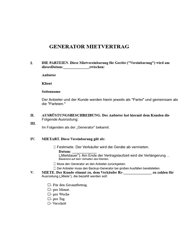 Vertrag | PDF