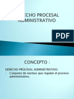 DERECHO PROCESAL ADMINISTRATIVO