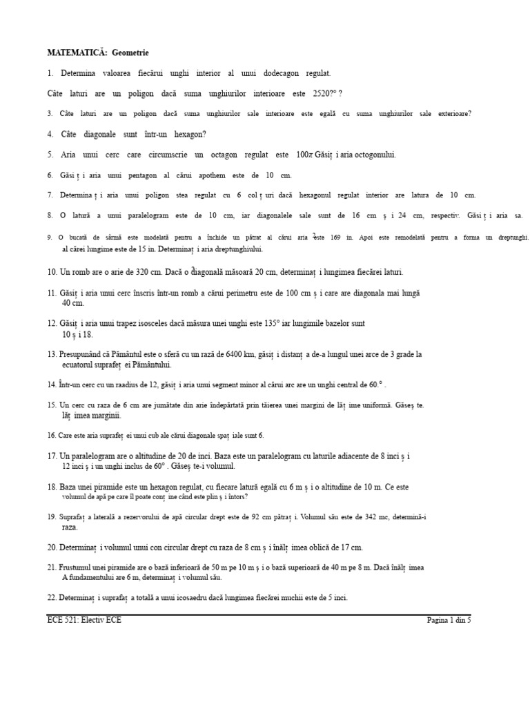 Matematică | PDF
