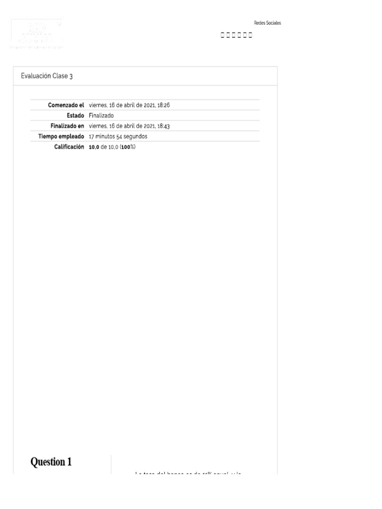 Evaluation Class 3 | PDF
