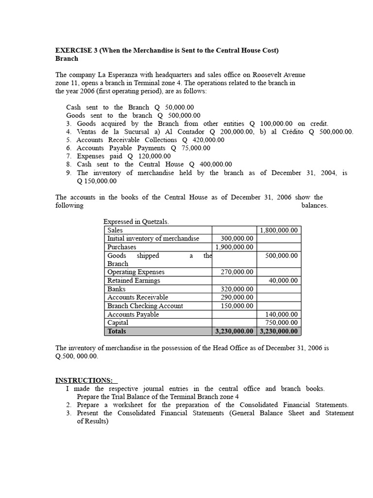 Trial Balance and Financial Statements Guide | PDF | Expense | Accounts ...