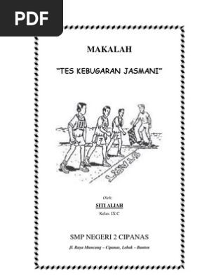 Makalah Kebugaran Jasmani Pdf Contoh Makalah