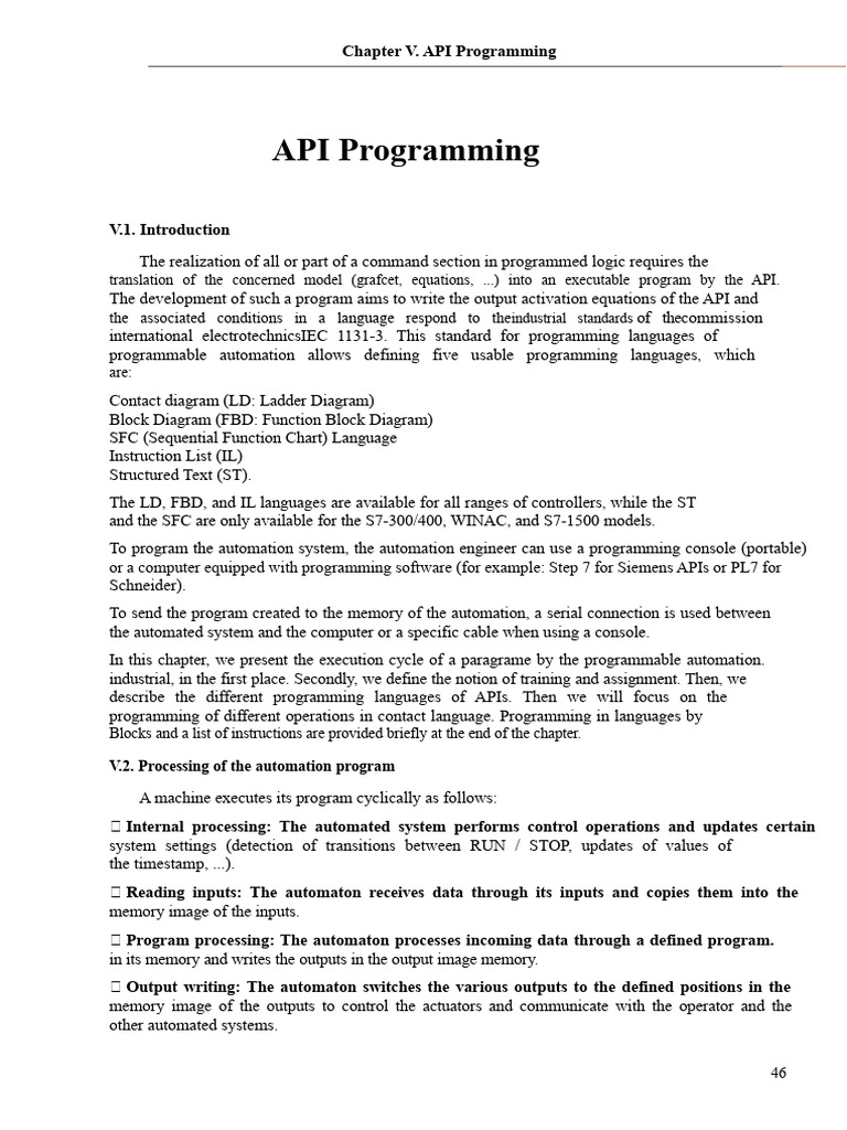 API Programming: Languages & Processes | PDF | Computer Programming ...