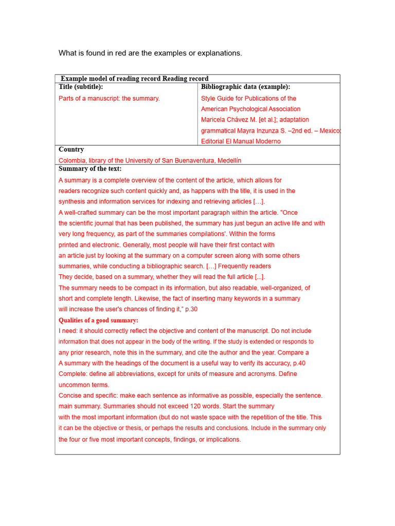 Crafting Effective Academic Summaries | PDF | Information | Sentence ...
