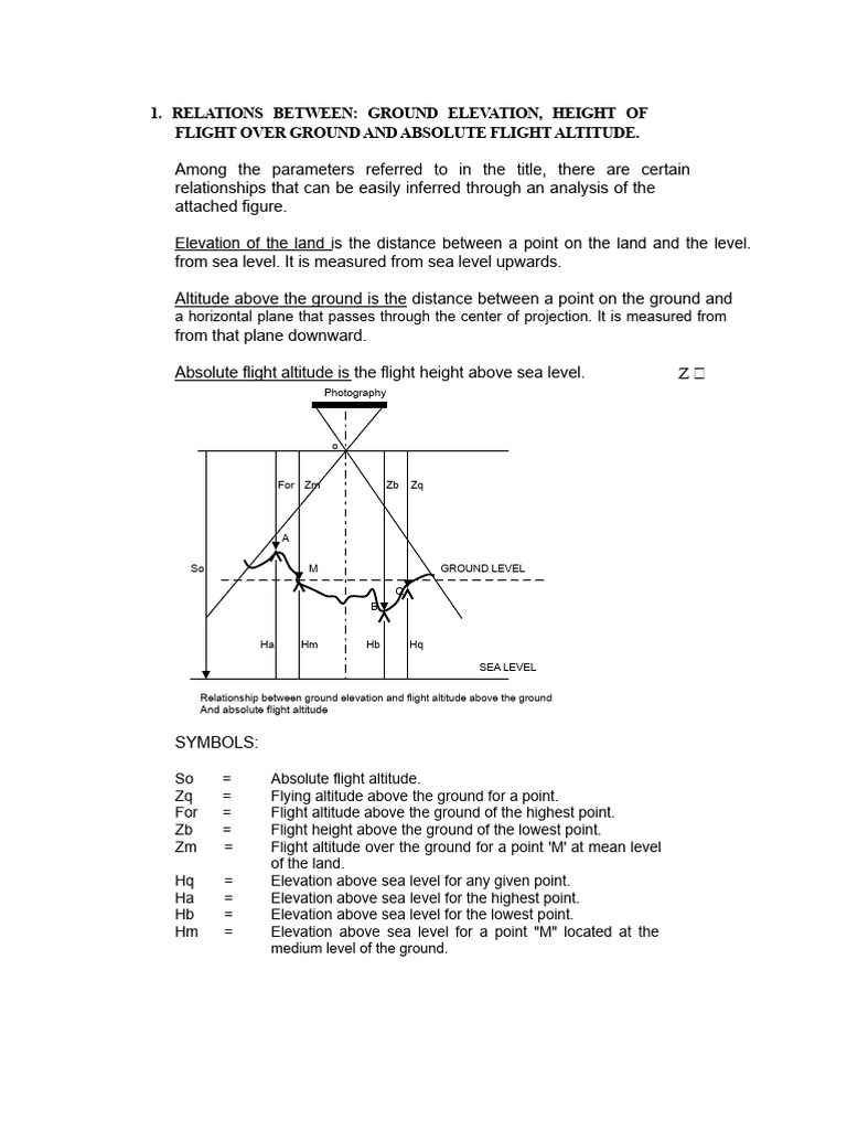 Flight Altitude and Ground Elevation Analysis | PDF | Altitude | Sea Level
