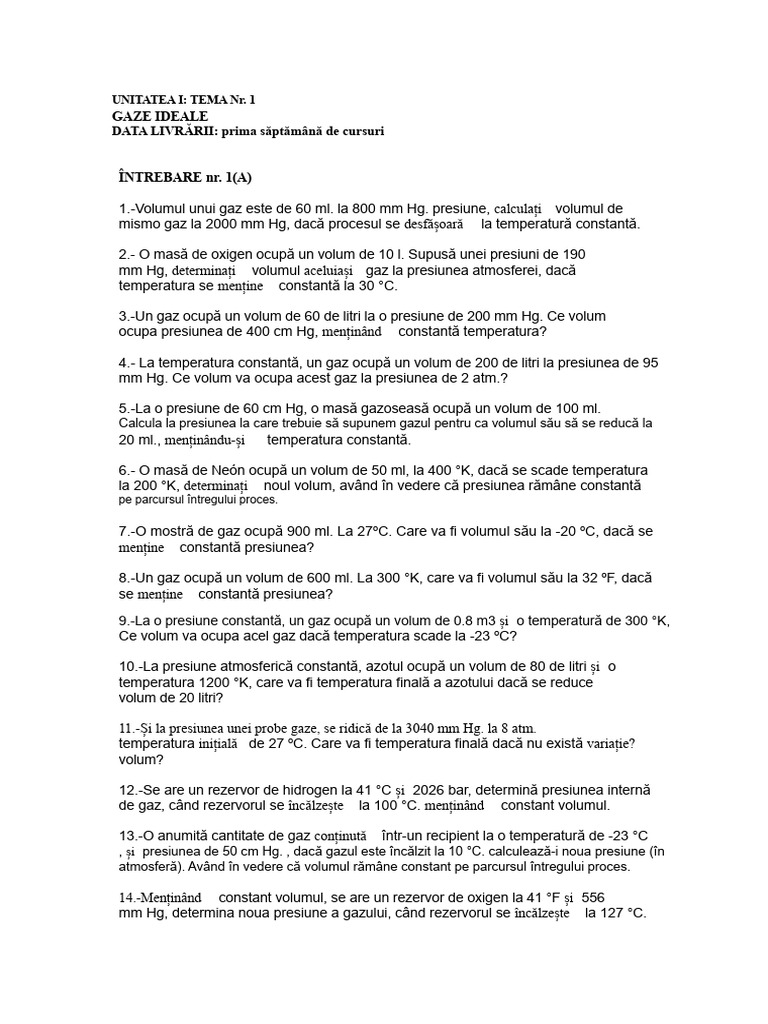 CHestionare de Gaze | PDF