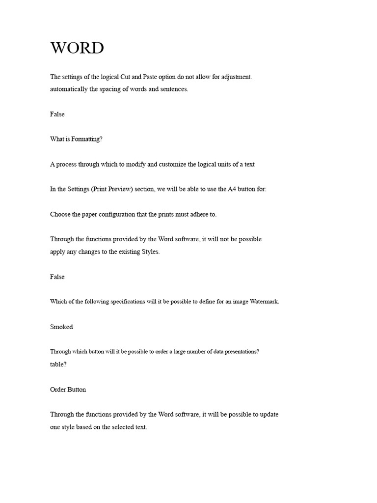 Microsoft Word Formatting Features Guide | PDF | Microsoft Word | Page ...