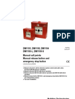 Manual Call Point Manual Release Button and Emergency Stop Button Collective SynoLINE600 A6V10060946 HQ en
